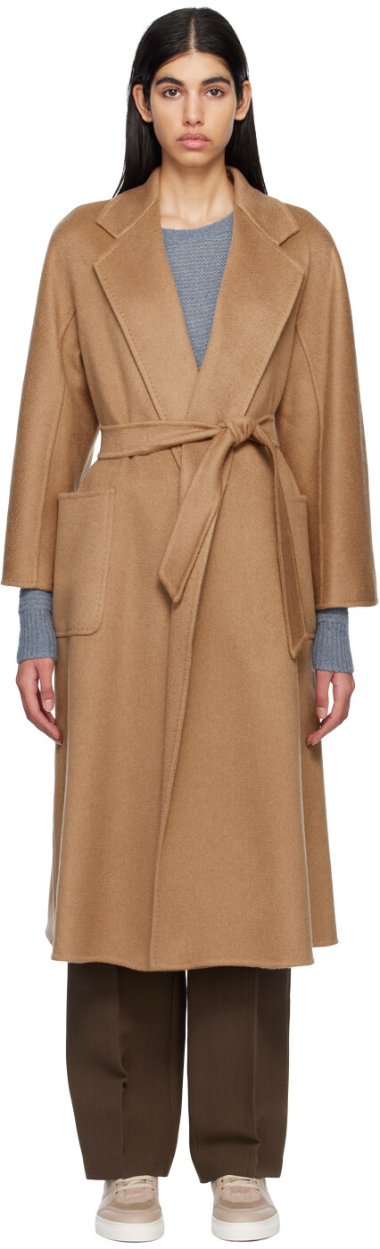 

Светло-коричневое пальто Ludmilla Icon Max Mara, Коричневый