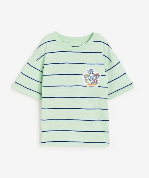 

Футболка с принтом H&M Kids Paw Patrol Print, светло-зеленый