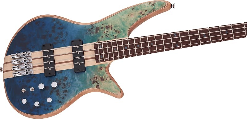 

Pro Series Spectra Bass SBP IV, накладка на гриф из карамелизированного ятоба, Карибский синий Jackson 2919924521
