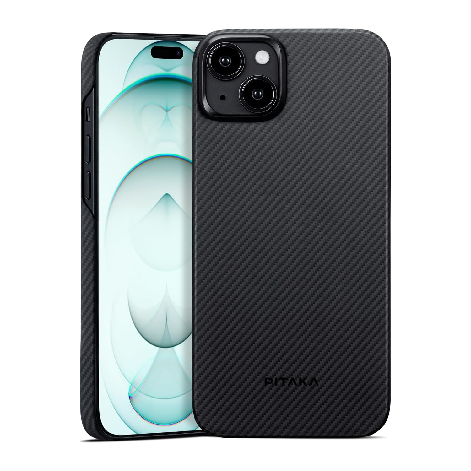 

Чехол Pitaka MagEz Case 4 для iPhone 15, Black/Grey(Twill), Черный