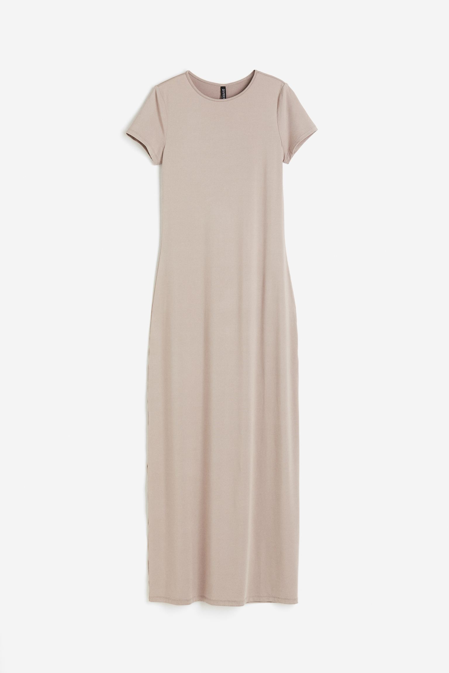 Платье H&M Jersey Bodycon, серо-бежевый