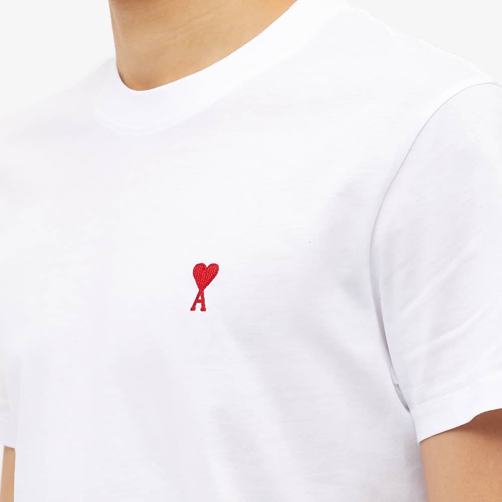 Футболка AMI Small A Heart Tee – заказать из-за рубежа в «CDEK.Shopping»