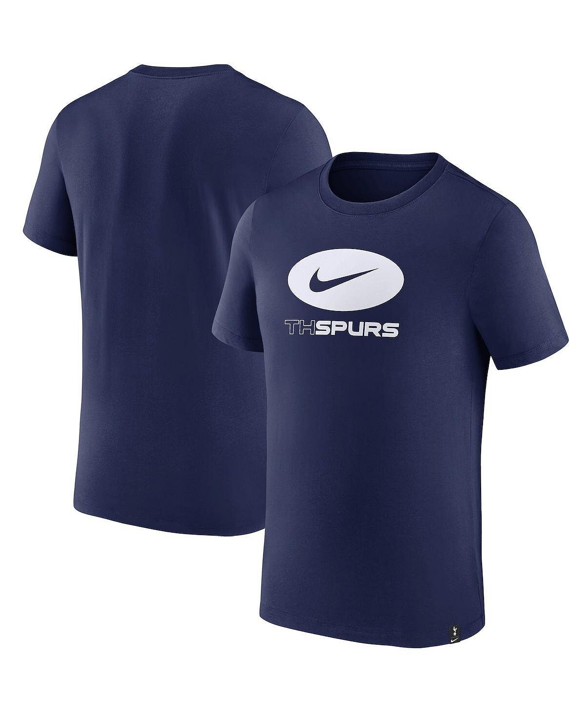 

Мужская темно-синяя футболка tottenham hotspur swoosh Nike, синий