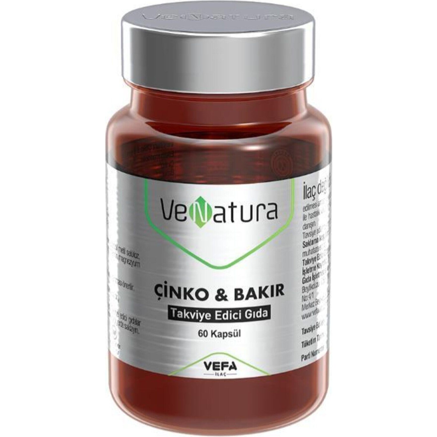 Цинк Venatura, 60 капсул
