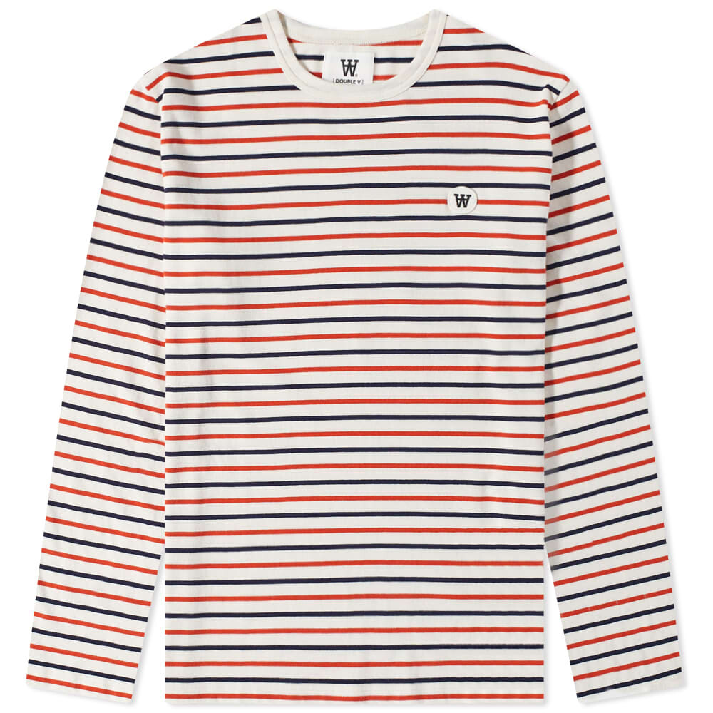 

Футболка Wood Wood Long Sleeve Mel Circle Logo Tee
