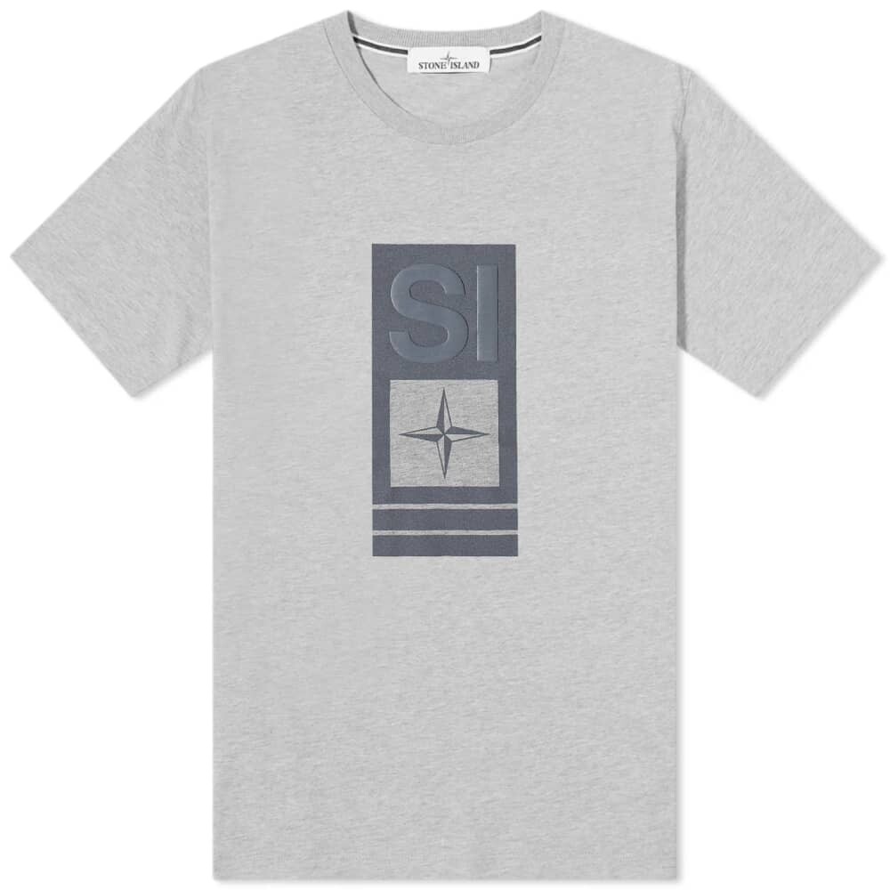 

Футболка Stone Island Abbrevaiation One Graphic Tee, Серый
