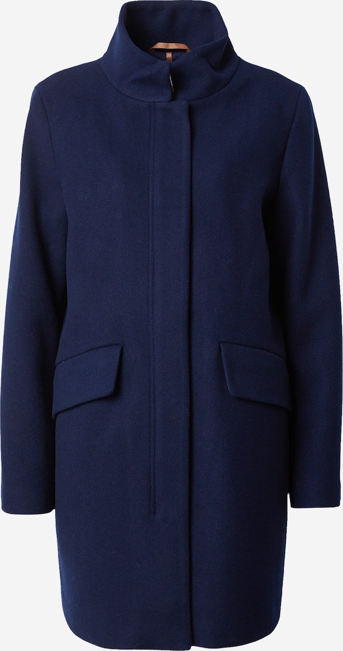 Межсезонное пальто ESPRIT, темно-синий межсезонное пальто esprit каштановый