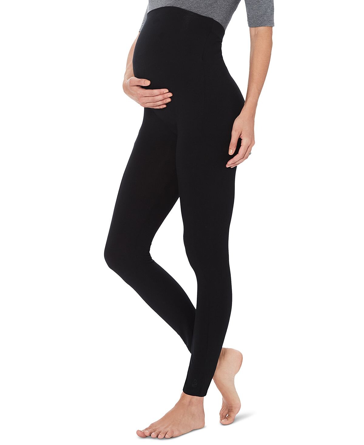 

Женская мягкая одежда с эластичными леггинсами для беременных Cuddl Duds, черный