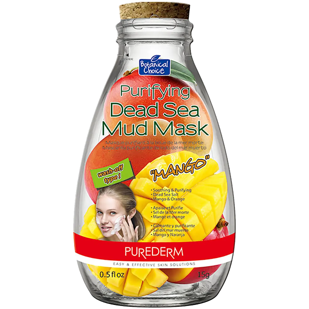 

Purederm Dead Sea Mud Mask очищающая маска для лица, 15 мл