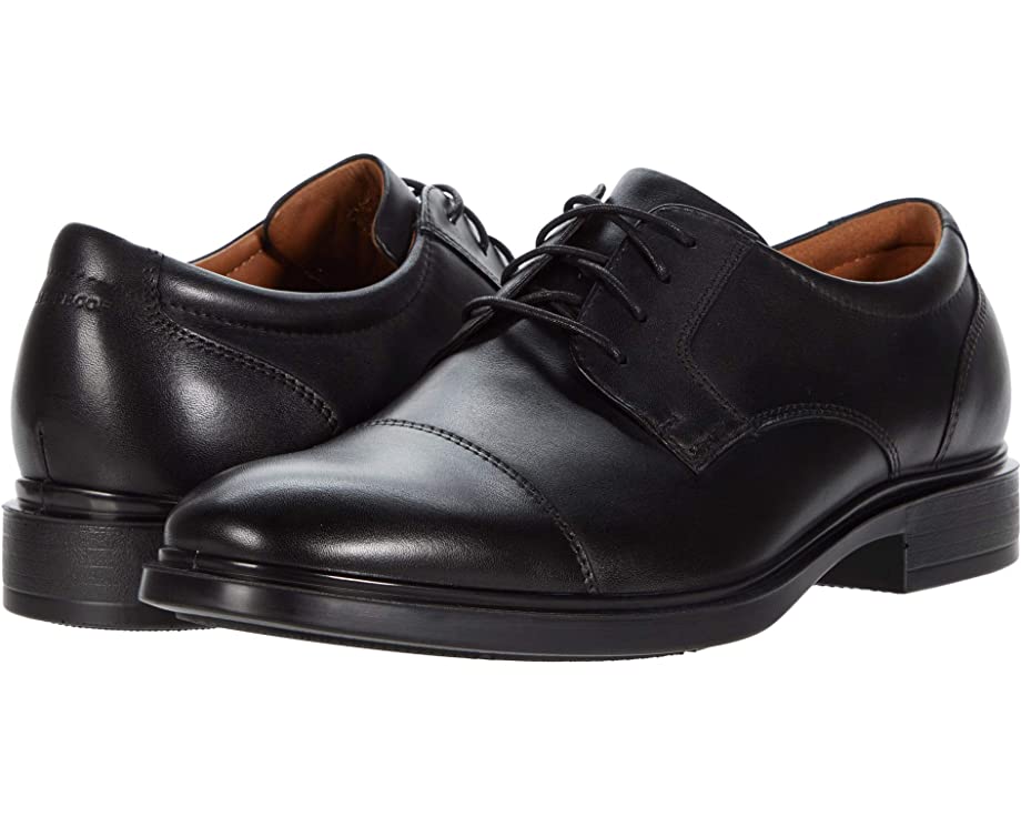 Оксфорды Forecast Waterproof Cap Toe Oxford Florsheim, черный - фото