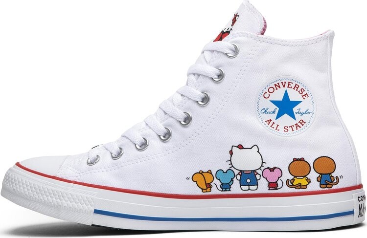 Converse x hello kitty chuck taylor all cheap star canvas high top