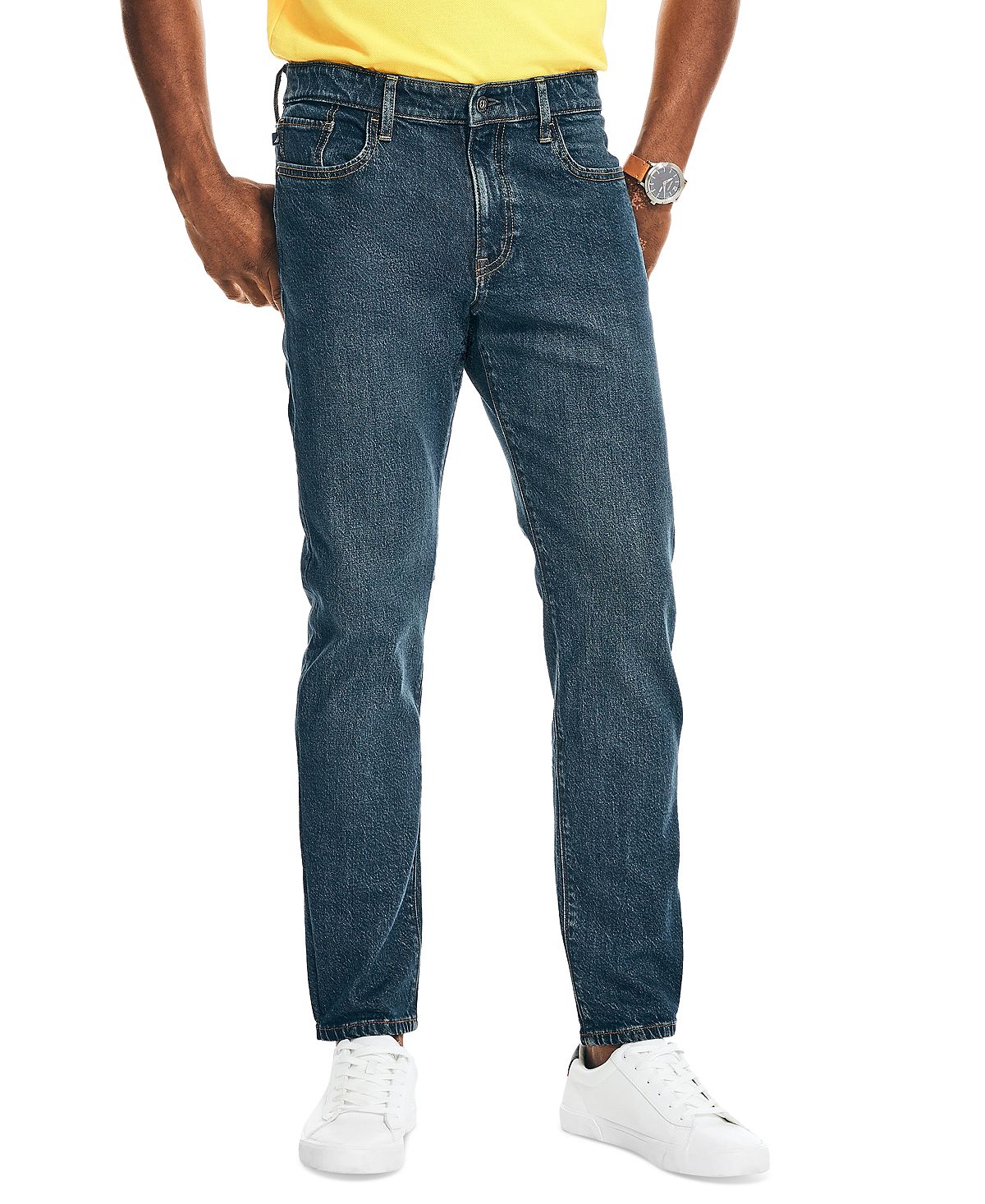 Мужские спортивные зауженные джинсы из эластичного денима с 5 карманами Nautica, мульти узкие джинсы для беременных женщин на животе узкие брюки для беременных удобные эластичные брюки с карманами облегающие джинсы бойфренды