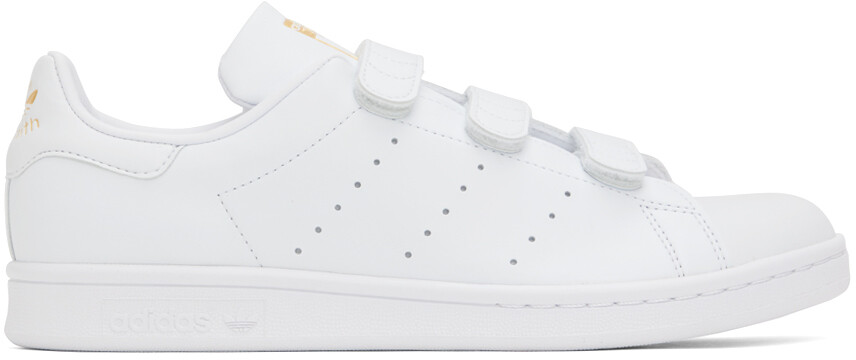 

Бело-золотые кроссовки Stan Smith adidas Originals