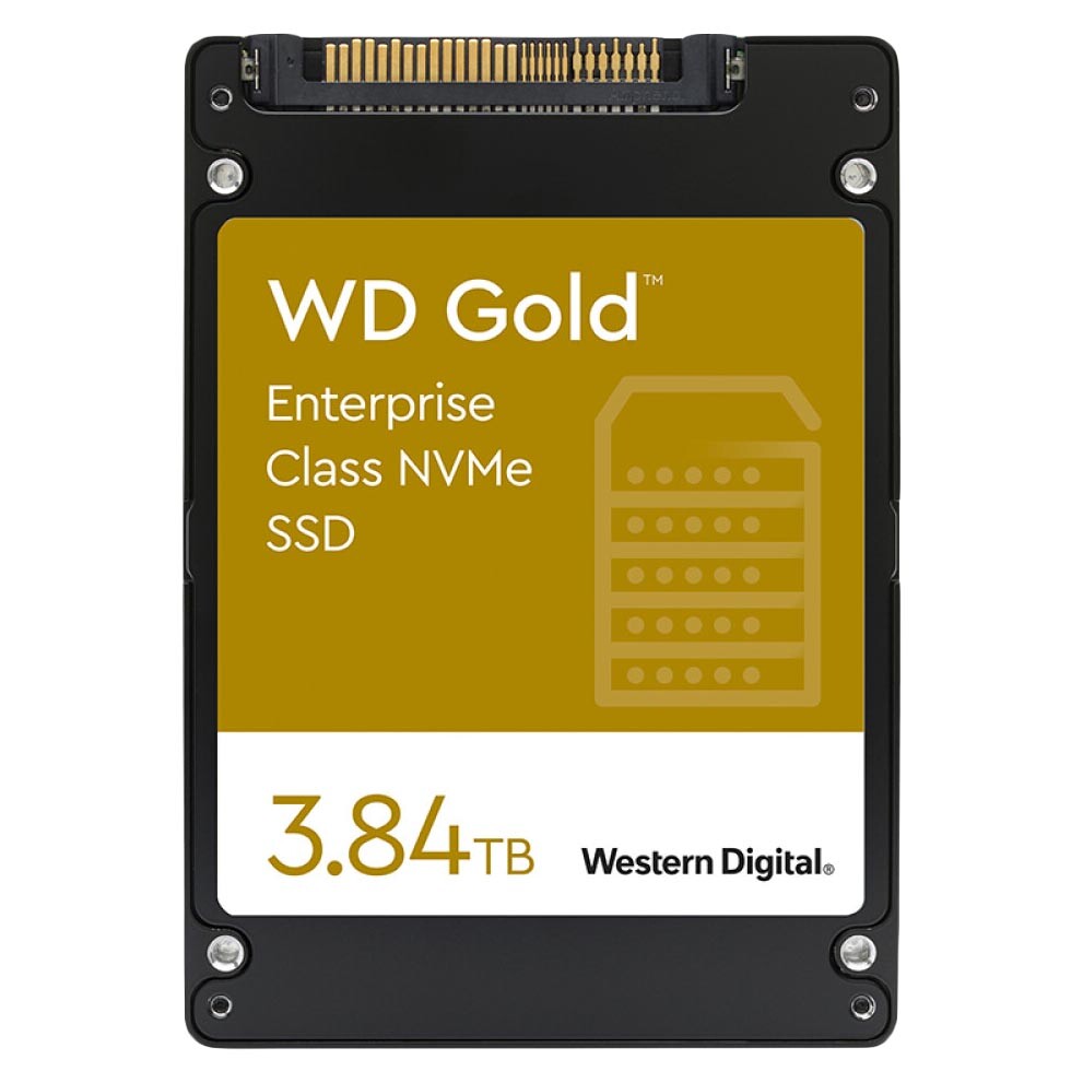 

Внутренний твердотельный накопитель Western Digital WD Gold Enterprise Class, WDS384T1DVD, 3,84Тб, 2,5"