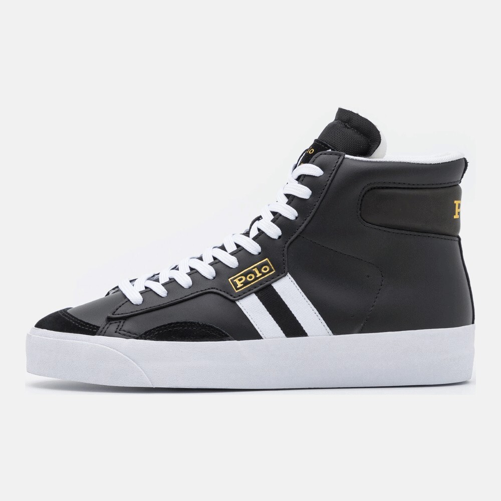 

Кроссовки Polo Ralph Lauren Court Vulc Mid Unisex, black/white