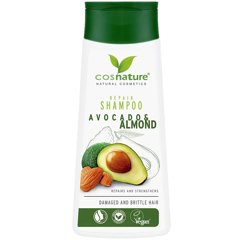 

Cosnature Awokado & Migdał натуральный восстанавливающий шампунь для волос, 200 мл