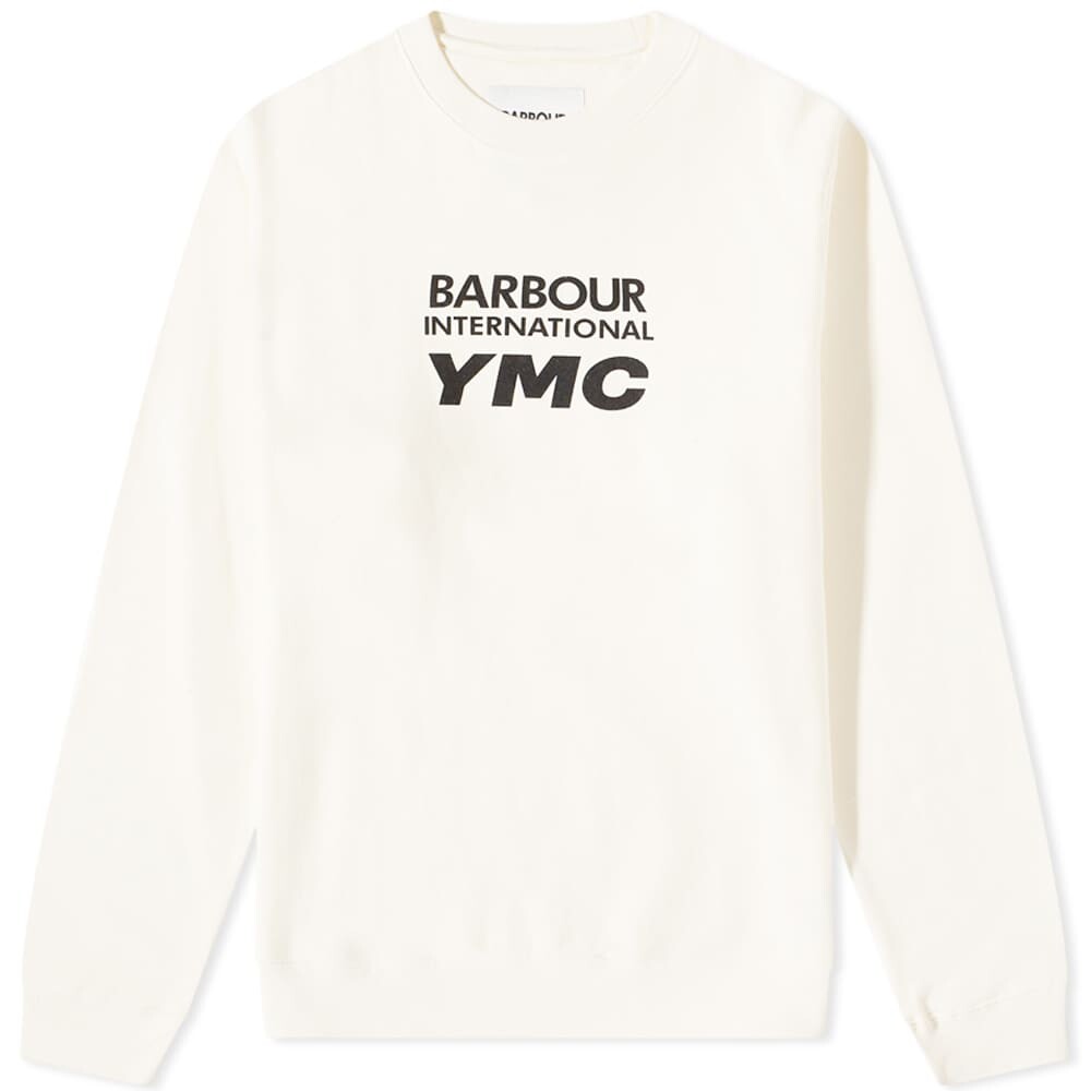 

Толстовка Barbour International x YMC Albourne Crew Sweat, Белый