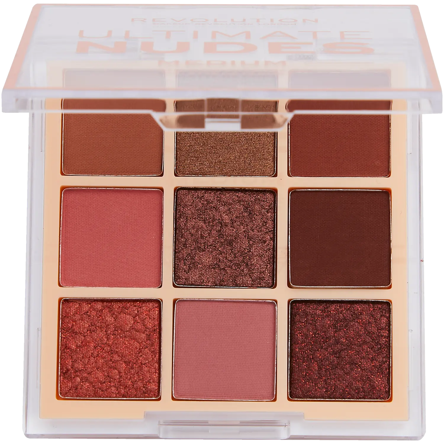 

Revolution Makeup Ultimate Nudes Medium палетка теней для век nudes Medium, 8,1 г
