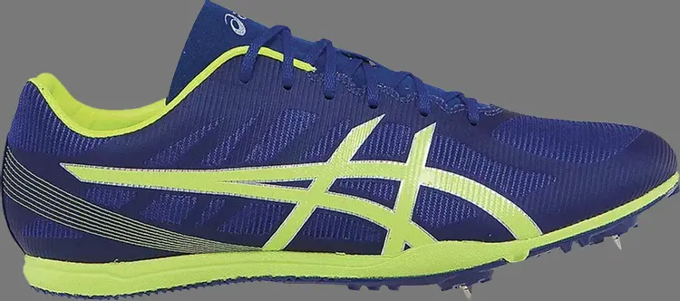 

Кроссовки heat chaser 'deep blue flash yellow' Asics, синий