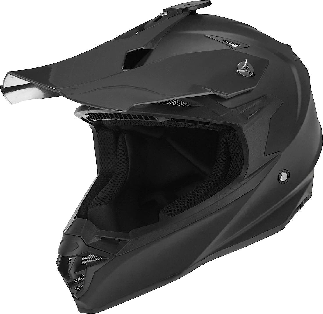 цена Шлем для мотокросса Rocc 710 Solid, черный