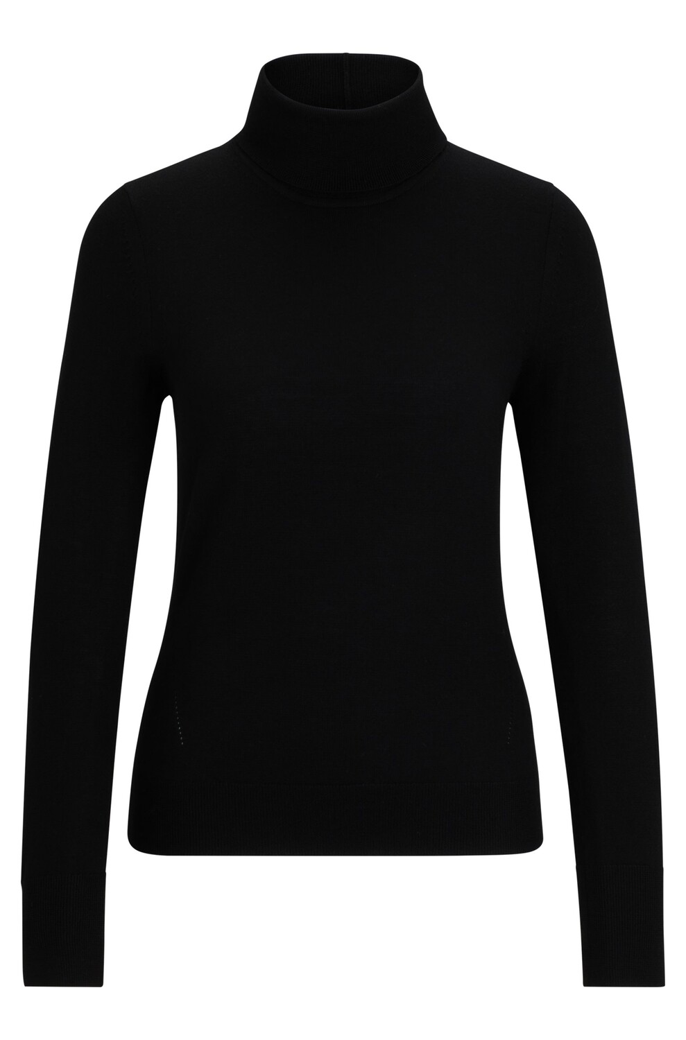

Свитер Boss Rollneck In Virgin Wool, черный