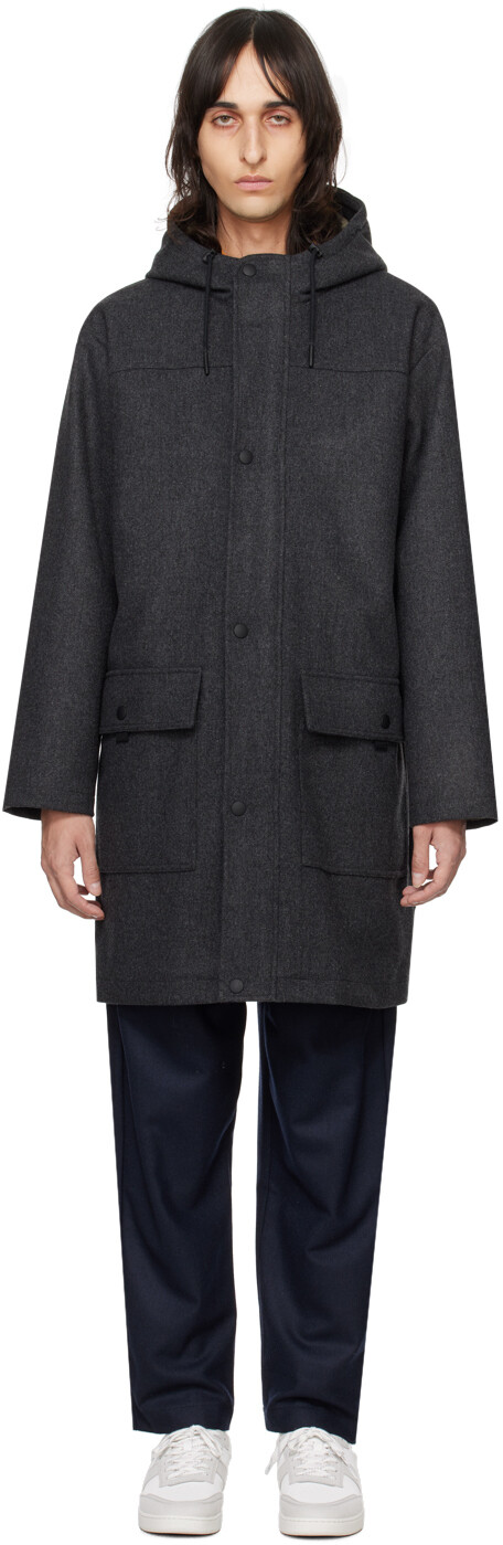 

Серое пальто Dave A.P.C.