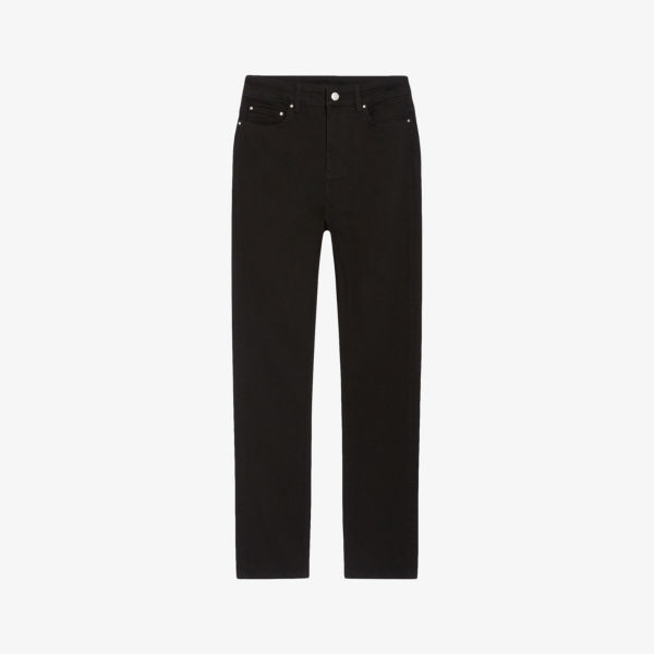 Джинсовые джинсы скинни Claudie Pierlot, цвет noir / gris топ tumi с квадратным вырезом эластичной вязки claudie pierlot цвет noir gris