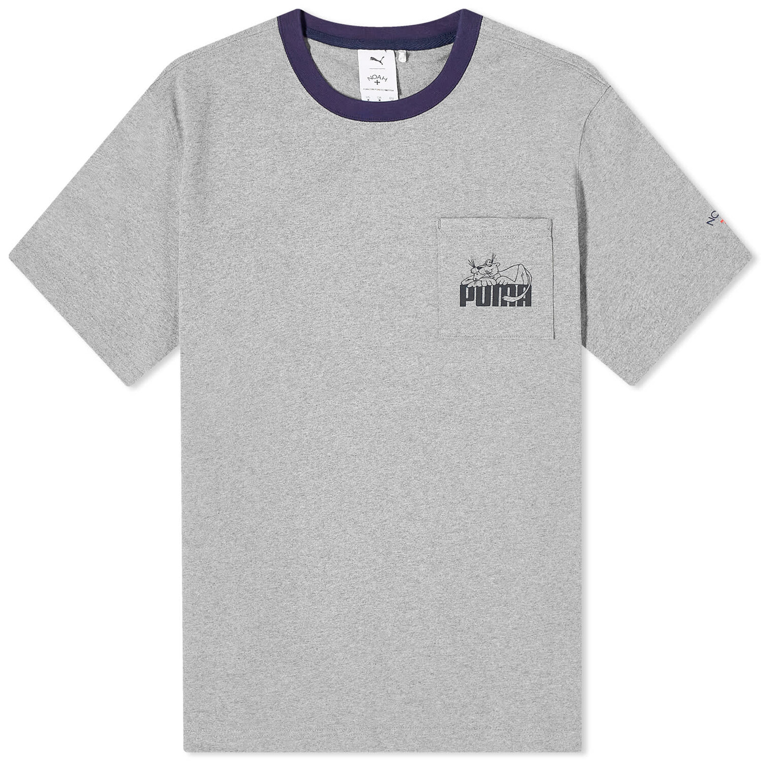 

Футболка Puma X Noah Pocket, цвет Medium Grey Heather