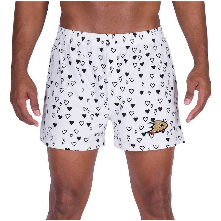 

Боксеры Concepts Sport Anaheim Ducks, белый