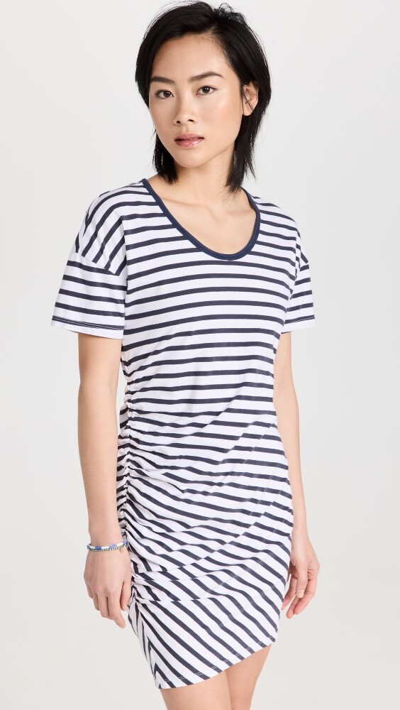 

Платье SUNDRY Stripe T-Shirt, белый
