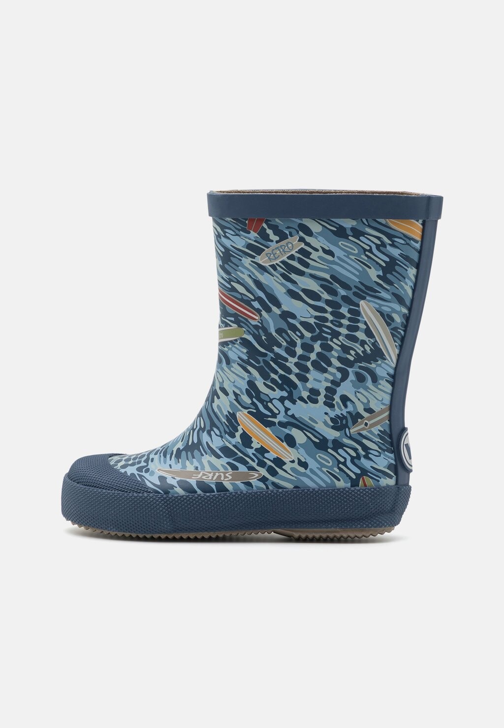 Сапоги резиновые RUBBER BOOT PRINT MUDDY UNISEX Wheat, цвет indigo