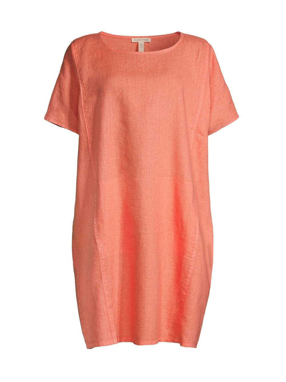 

Льняное платье с короткими рукавами Eileen Fisher