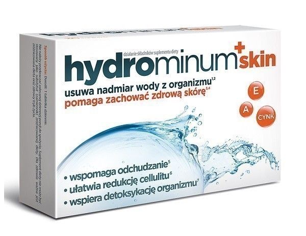 Hydrominum +Skin Tableteki препарат, поддерживающий здоровье кожи, 30 шт.