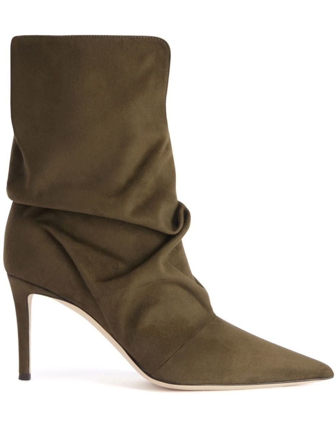 

Giuseppe Zanotti сапоги Yunah 85 со сборками, зеленый