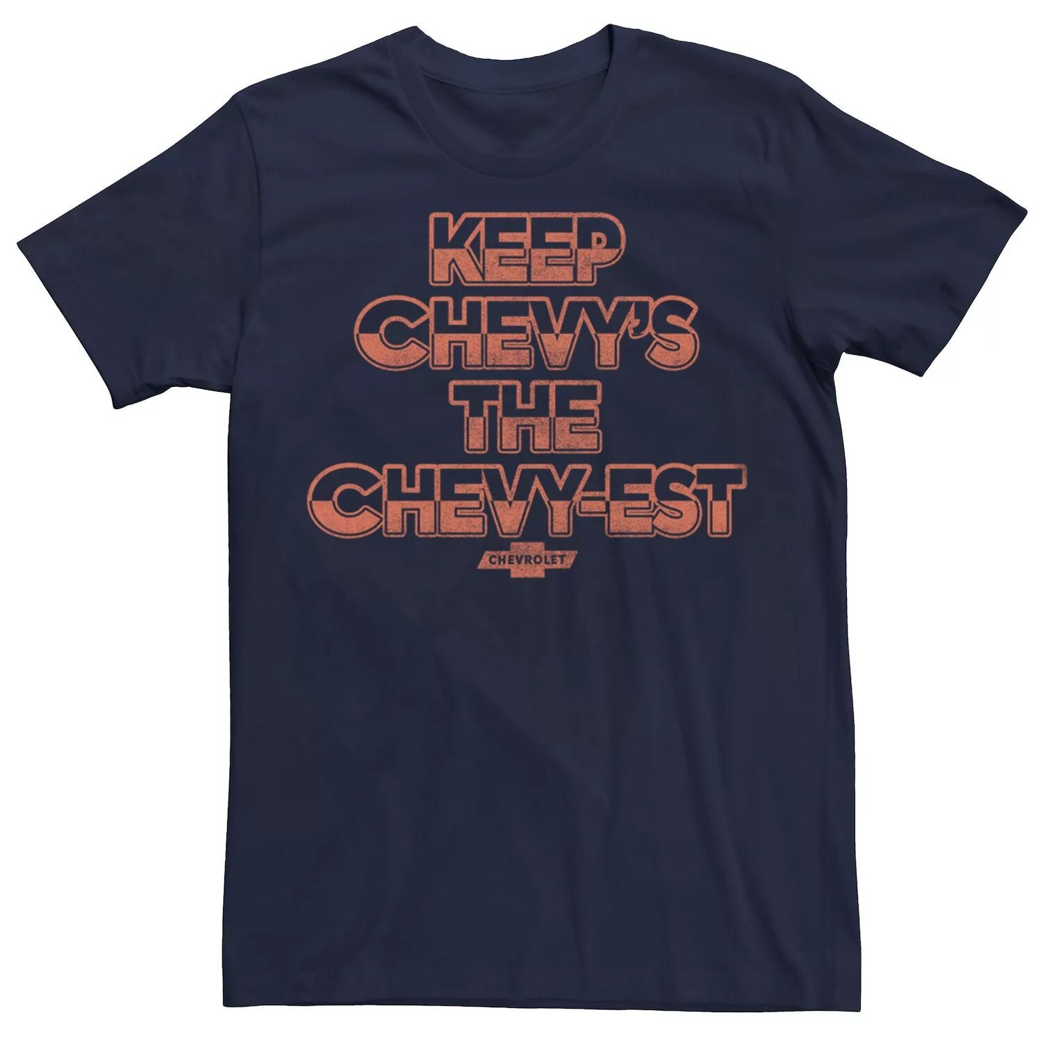 

Мужская футболка Chevrolet Keep Chevy's The Chevy-est с рисунком Licensed Character