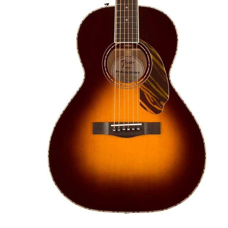 

Акустическая гитара Fender PS-220E Parlor Ovangkol Fingerboard 3-Tone Vintage Sunburst Acoustic Guitar