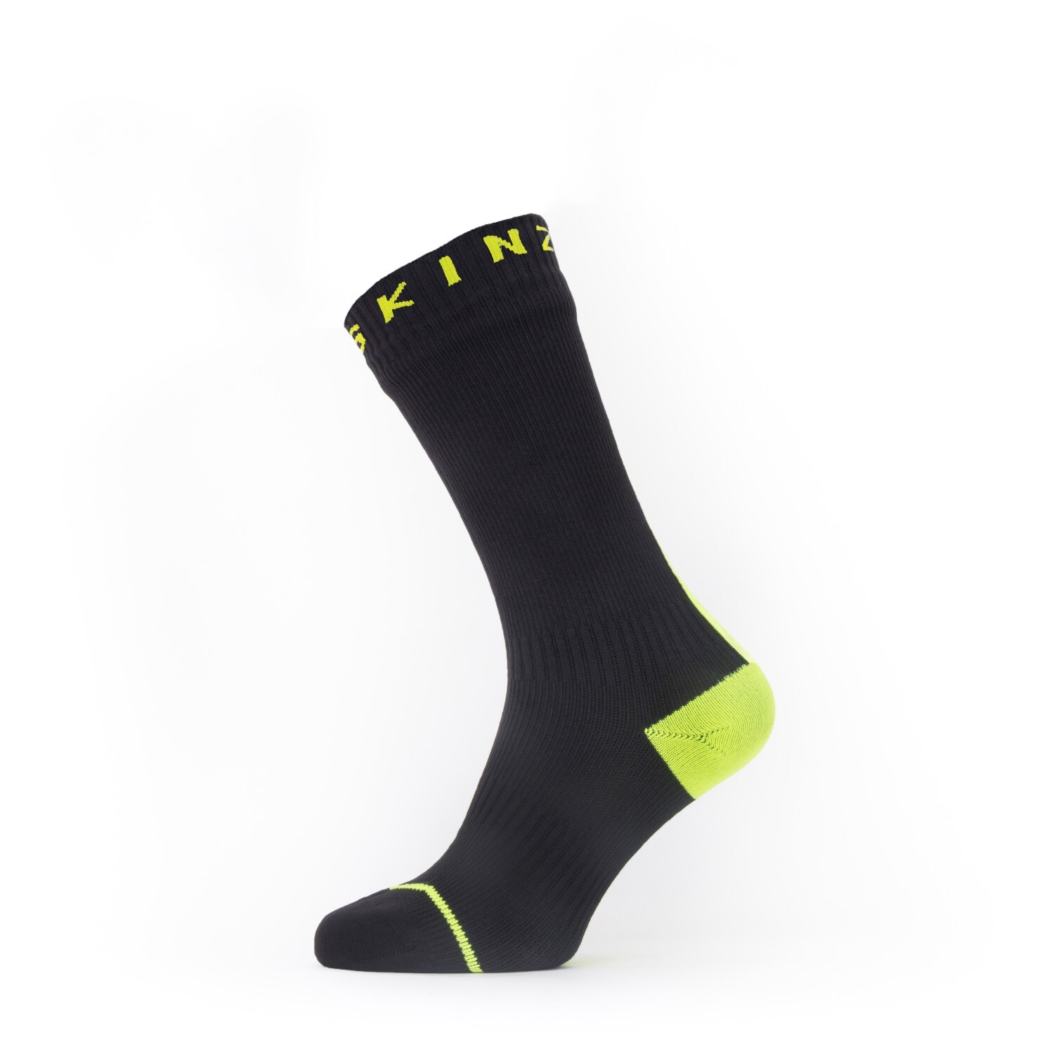 

Многофункциональные носки Sealskinz Briston, цвет Black/Neon Yellow, Черный