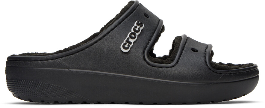 

Черные классические сандалии Cozzzy Crocs