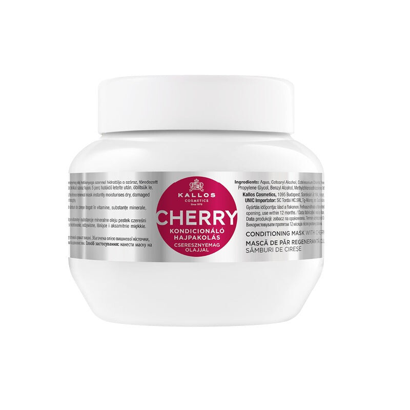 

Kallos KJMN Cherry Conditioning Mask маска-кондиционер с маслом косточек вишни 275мл