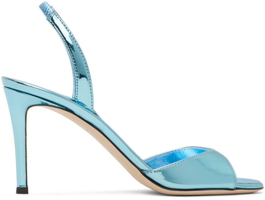 

Синие босоножки на каблуке Basic 85 Giuseppe Zanotti