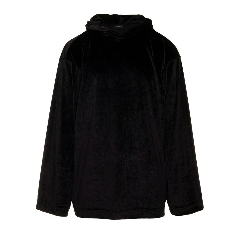 

Толстовка Balenciaga Hoodie In Velvet Man Bottega Veneta, черный
