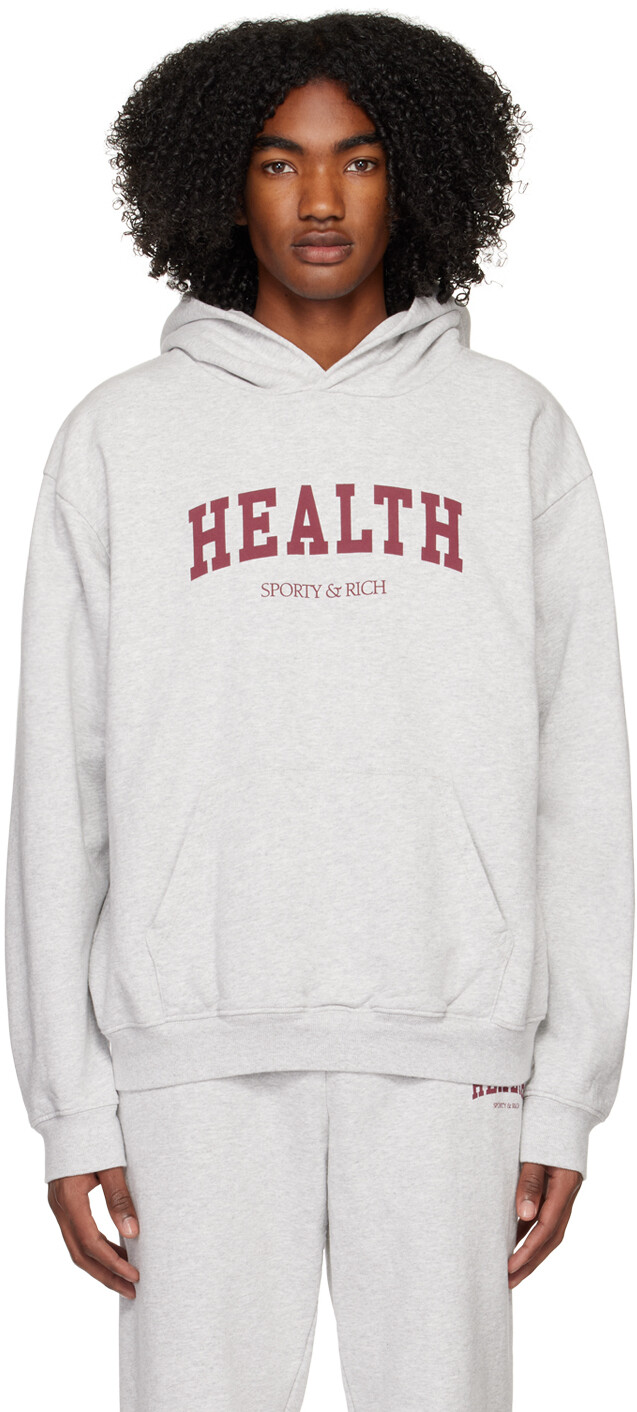 

Серый худи Health Ivy Sporty & Rich