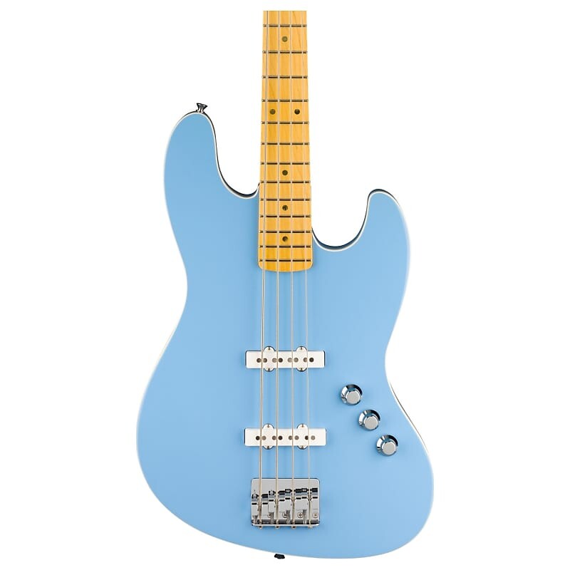 

Бас-гитара Fender Aerodyne Special Jazz Bass, кленовый гриф, калифорнийская синяя, с сумкой для переноски