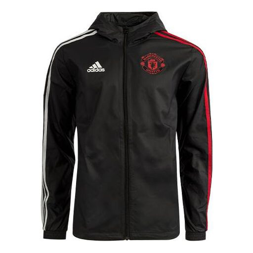 

Куртка Adidas Manchester United Soccer/Football Sports Black, Черный