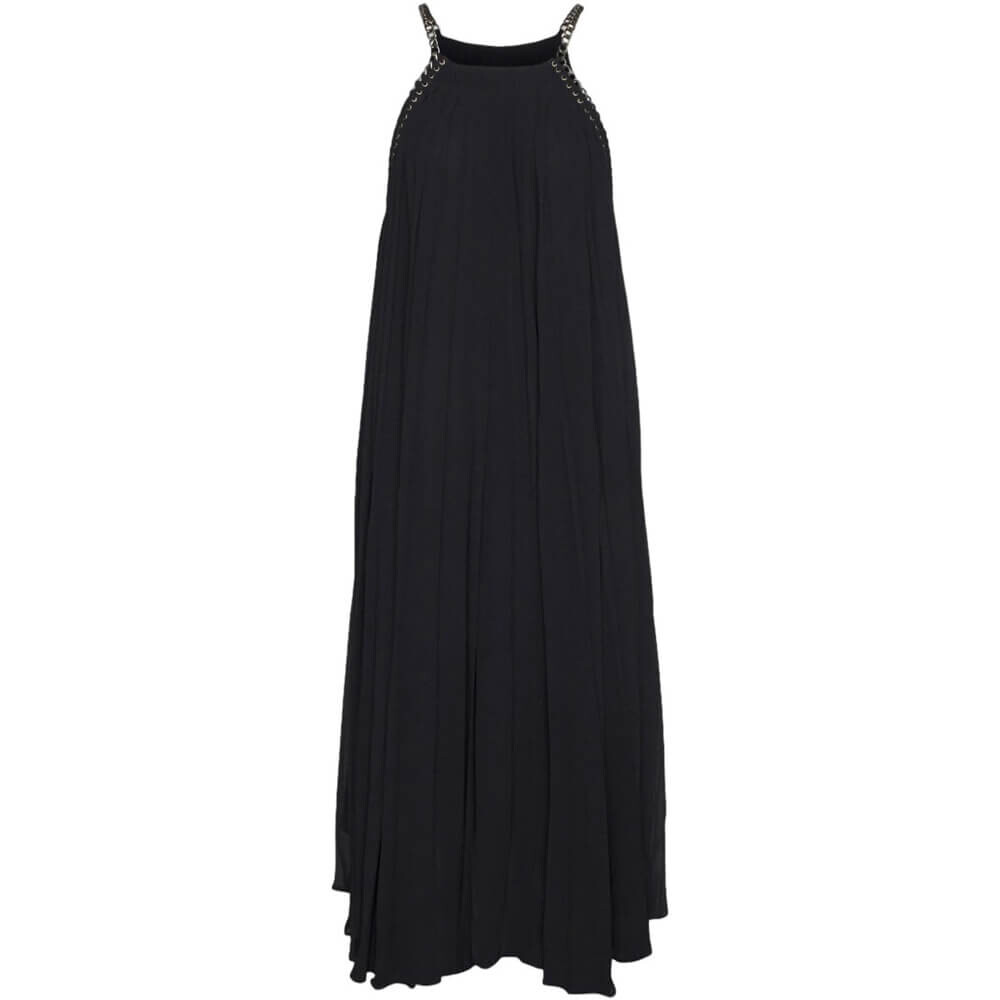 

Платье Michael Kors Pleated Chain Midi, черный