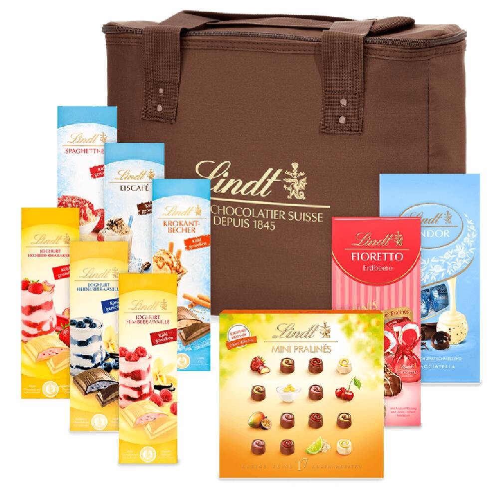 Подарочная корзина Lindt Urlaub Must-Haves, ассорти, 939г