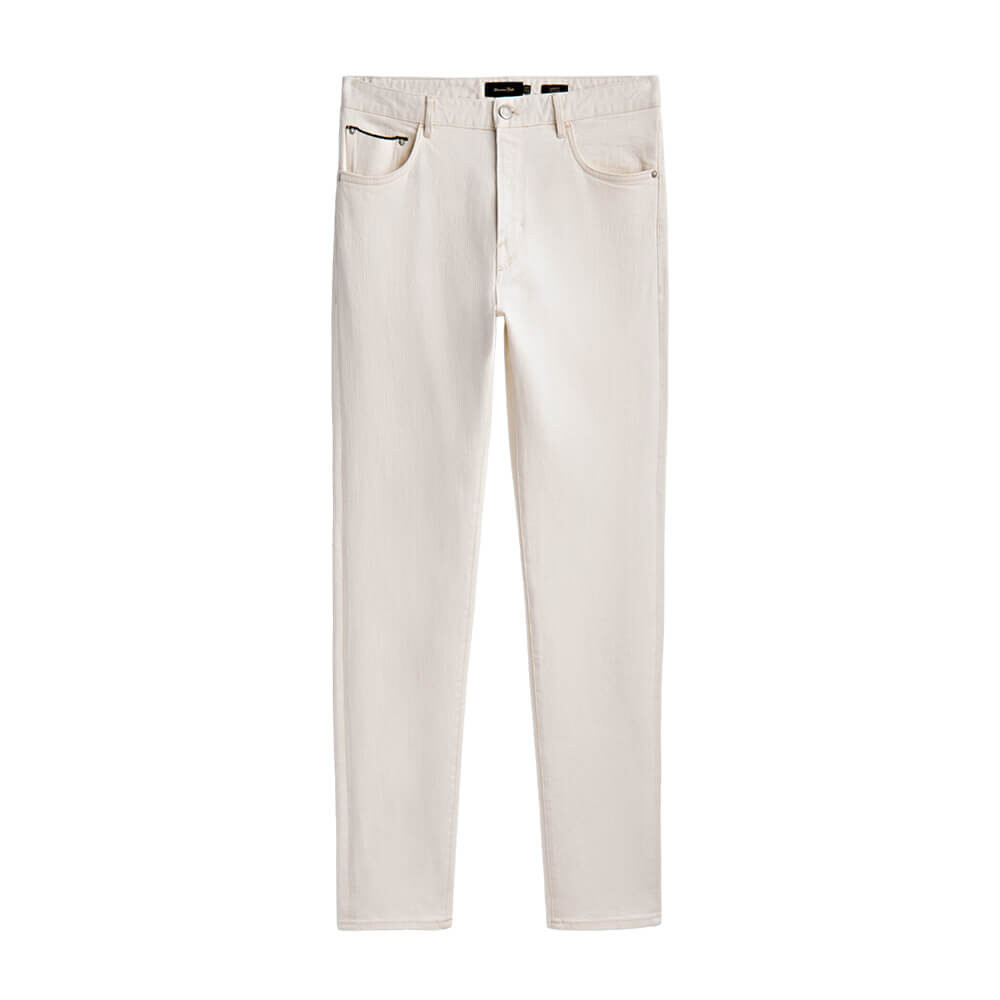 

Джинсы Massimo Dutti Slim Fit Selvedge, бежевый