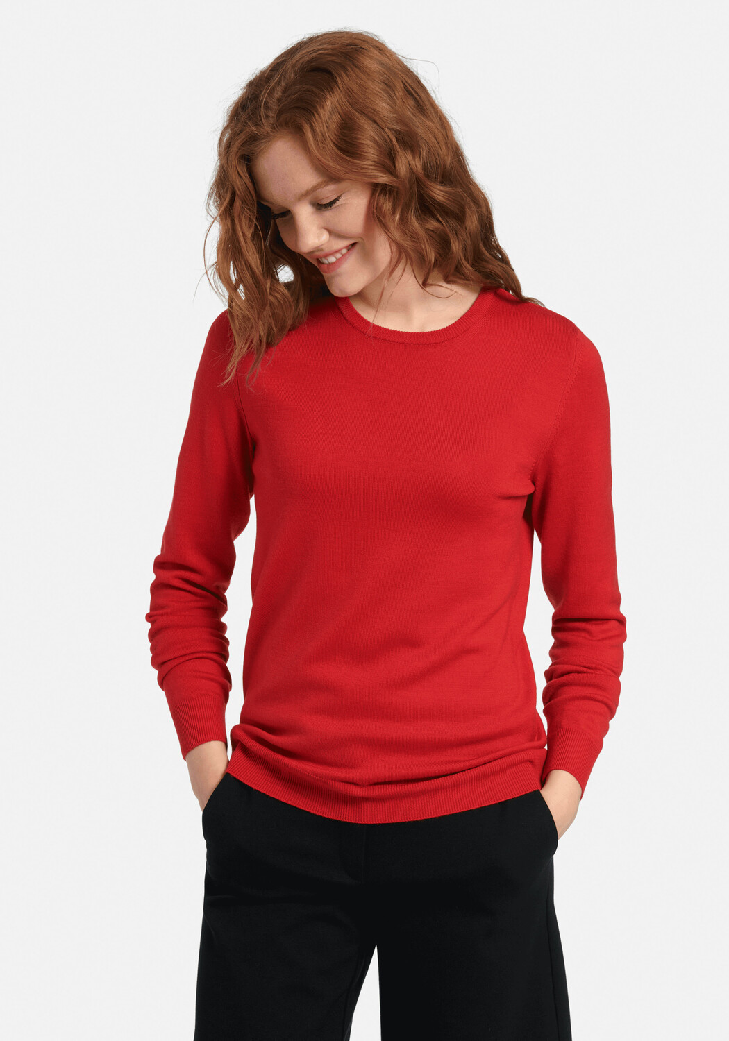 

Свитер PETER HAHN new wool, красный