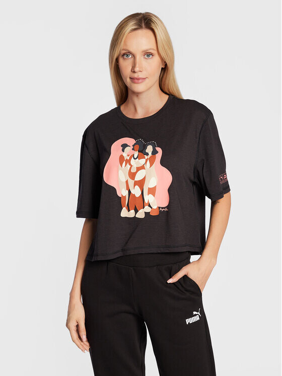 

Футболка свободного кроя Puma, черный