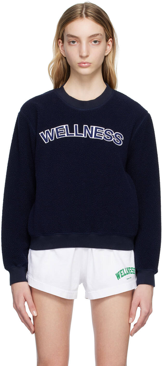 

Темно-синяя толстовка Wellness Sporty & Rich, Синий